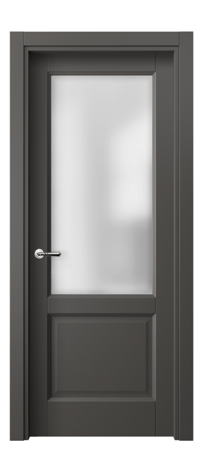 Дверь межкомнатная Галант 1422 ПЭТ графитовый Сатинированное стекло Гладкий наличник ПЭГФ Цена 29259 ₽ Наличники уже входят в базовый комплект. Фабрика дверей Волховец 8 (800) 551 43 19 Межкомнатная дверь Галант 1422 ПЭТ графитовый Сатинированное стекло Цена 29259 ₽ | Volhovec