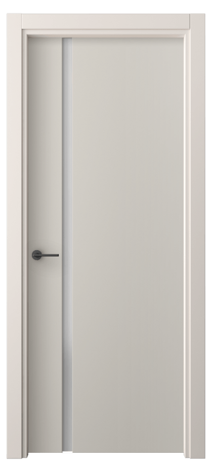 Межкомнатная дверь Фридом 4222 ПЭТ светло-серый Сатинированное стекло Цена 33099 ₽ | Volhovec