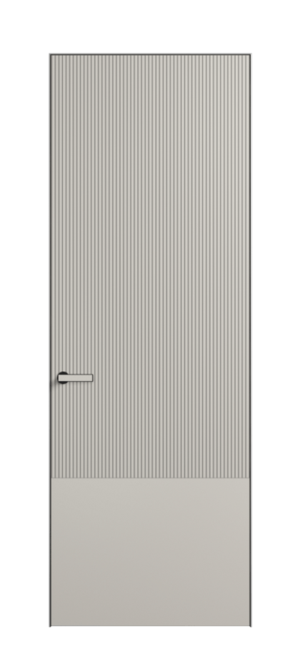 Дверь межкомнатная Вельвет 8203 Матовый облачно-серый. Скрытый короб Черный Цена 64969 . Фабрика дверей Волховец 8 (800) 551 43 19 Межкомнатная дверь Вельвет 8203 Матовый облачно-серый. Цена 64969 | Volhovec