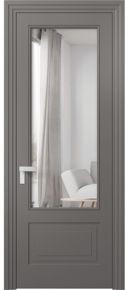 Дверь межкомнатная Рокка 8342 Матовый классический серый Двустороннее зеркало, триплекс Каскадный компланарный наличник МКЛС Цена 84899 ₽ Наличники уже входят в базовый комплект. Фабрика дверей Волховец 8 (800) 551 43 19 Межкомнатная дверь Рокка 8342 Матовый классический серый Двустороннее зеркало, триплекс Цена 84899 ₽ | Volhovec