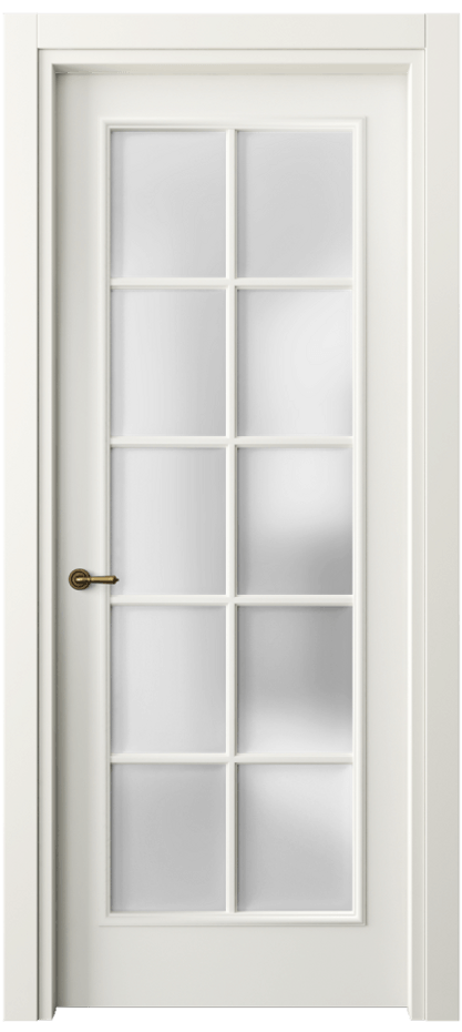 Дверь межкомнатная Париж 8102 Матовый жемчужный Сатинированное стекло Гладкий наличник МЖМ Цена 76999 ₽ Наличники уже входят в базовый комплект. Фабрика дверей Волховец 8 (800) 551 43 19 Межкомнатная дверь Париж 8102 Матовый жемчужный Сатинированное стекло Цена 76999 ₽| Volhovec