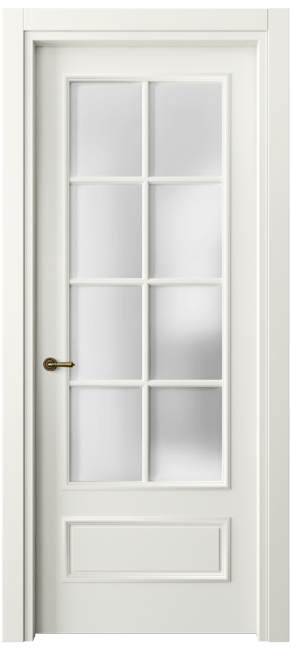 Дверь межкомнатная Париж 8112 Матовый жемчужный Сатинированное стекло Гладкий наличник МЖМ Цена 76999 ₽ Наличники уже входят в базовый комплект. Фабрика дверей Волховец 8 (800) 551 43 19 Межкомнатная дверь Париж 8112 Матовый жемчужный Сатинированное стекло Цена 76999 ₽| Volhovec