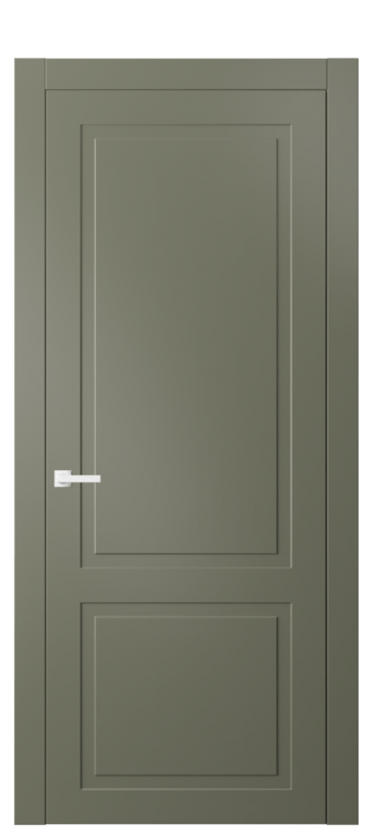 Межкомнатная дверь Нео Классик 8002 Матовый оливковый тёмный  Цена 63899 ₽ | Volhovec