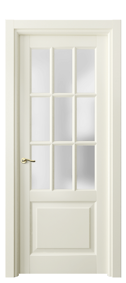 Межкомнатная дверь Лигнум 0748 Матовый молочно-белый Сатинированное стекло Цена 115299 ₽ | Volhovec