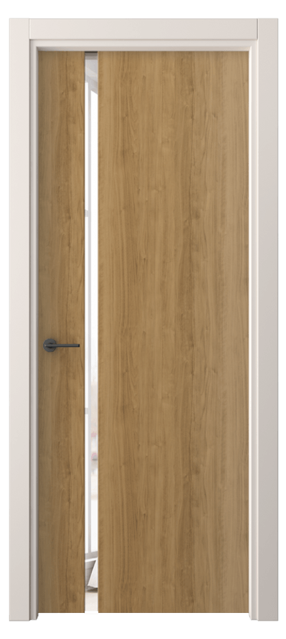 Межкомнатная дверь Фридом 4222 Грецкий орех Двустороннее зеркало, триплекс Цена 36539 ₽ | Volhovec