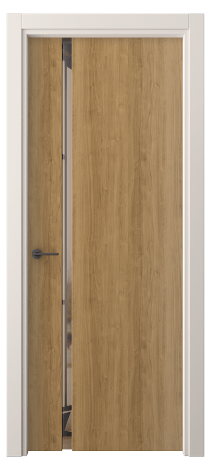 Межкомнатная дверь Фридом 4222 Грецкий орех Двустороннее бронзовое зеркало, триплекс Цена 36539 ₽ | Volhovec