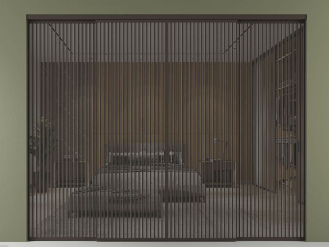 Перегородка Formato внутри проёма четырёхстворчатая #VENDORCODE# #FURNISH# #GLASS# Цена #PRICE# #CURRENCY#  | Volhovec
