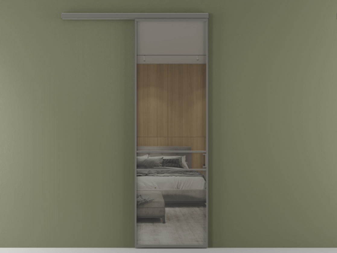 Перегородка Formato вдоль стены одностворчатая #VENDORCODE# #FURNISH# #GLASS# Цена #PRICE# #CURRENCY#  | Volhovec