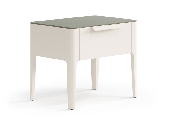 Мебель Тумба прикроватная Пьега 1 ящик. Цвет Матовый бежево-серый. Материал Гладкая эмаль. Коллекция Тумба прикроватная Пьега 1 ящик. Фото. Мебель Тумба прикроватная Пьега 1 ящик. Цвет Матовый бежево-серый. Материал Гладкая эмаль. Коллекция Тумба прикроватная Пьега 1 ящик. Картинка.