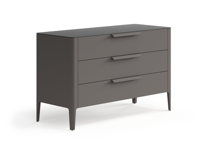 Мебель Комод Пьега 3 ящика. Цвет Матовый антрацит. Материал Гладкая эмаль. Коллекция Комод Пьега 3 ящика. Фото. Мебель Комод Пьега 3 ящика. Цвет Матовый антрацит. Материал Гладкая эмаль. Коллекция Комод Пьега 3 ящика. Картинка.