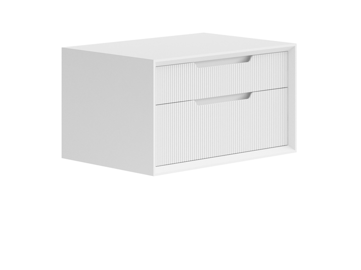 Мебель Тумба подвесная прикроватная Вельвет 2 ящика. Цвет Матовый светло-серый. Материал Гладкая эмаль. Коллекция Тумба подвесная прикроватная Вельвет 2 ящика. Фото. Мебель Тумба подвесная прикроватная Вельвет 2 ящика. Цвет Матовый светло-серый. Материал Гладкая эмаль. Коллекция Тумба подвесная прикроватная Вельвет 2 ящика. Картинка.