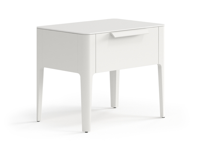 Мебель Тумба прикроватная Пьега 1 ящик. Цвет Матовый тёплый серый. Материал Гладкая эмаль. Коллекция Тумба прикроватная Пьега 1 ящик. Фото. Мебель Тумба прикроватная Пьега 1 ящик. Цвет Матовый тёплый серый. Материал Гладкая эмаль. Коллекция Тумба прикроватная Пьега 1 ящик. Картинка.