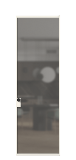 Межкомнатная дверь АЛПЛ040.01 АПБЛ Серый сатин триплекс. Цвет Алюминий пудровый белый. Материал Алюминий в эмали. Коллекция Формато. Фото. Дверь межкомнатная АЛПЛ040.01 АПБЛ Серый сатин триплекс. Цвет Алюминий пудровый белый. Материал Алюминий в эмали. Коллекция Формато. Картинка.