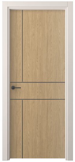 Дверь межкомнатная 4209 ЖМД. Цвет Жемчужный дуб. Материал Ламинатин. Коллекция Фридом. Картинка.