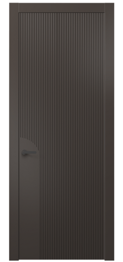 Межкомнатная дверь АКП 8625 МАН. Цвет Матовый антрацит. Материал Гладкая эмаль. Коллекция Дюна. Фото. Дверь межкомнатная АКП 8625 МАН. Цвет Матовый антрацит. Материал Гладкая эмаль. Коллекция Дюна. Картинка.