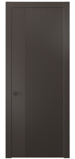 Межкомнатная дверь АКП 8623 МАН. Цвет Матовый антрацит. Материал Гладкая эмаль. Коллекция Дюна. Фото. Дверь межкомнатная АКП 8623 МАН. Цвет Матовый антрацит. Материал Гладкая эмаль. Коллекция Дюна. Картинка.