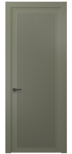 Дверь межкомнатная АКП 8622 МОТ. Цвет Матовый оливковый тёмный. Материал Гладкая эмаль. Коллекция Дюна. Картинка.