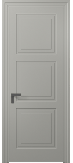 Дверь межкомнатная 8331 МНСР. Цвет Матовый нейтральный серый. Материал Гладкая эмаль. Коллекция Рокка. Картинка.