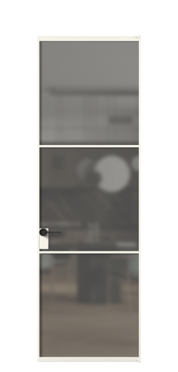 Межкомнатная дверь АЛПЛ040.03 АПБЛ Серый сатин триплекс. Цвет Алюминий пудровый белый. Материал Алюминий в эмали. Коллекция Формато. Фото. Дверь межкомнатная АЛПЛ040.03 АПБЛ Серый сатин триплекс. Цвет Алюминий пудровый белый. Материал Алюминий в эмали. Коллекция Формато. Картинка.