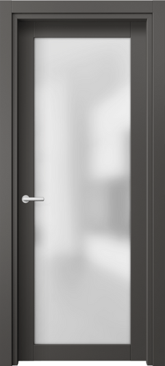 Межкомнатная дверь 2102 ПЭГФ САТ. Цвет ПЭТ графитовый. Материал ПЭТ. Коллекция Нео. Фото. Дверь межкомнатная 2102 ПЭГФ САТ. Цвет ПЭТ графитовый. Материал ПЭТ. Коллекция Нео. Картинка.