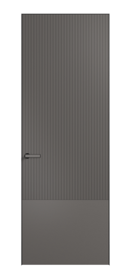 Дверь межкомнатная АКП 8203 МКЛС Матовый классический серый. Цвет Матовый классический серый. Материал Гладкая эмаль. Коллекция Вельвет. Картинка.
