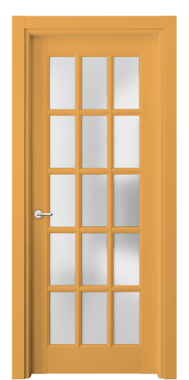 Межкомнатная дверь 6311 Пастельно-жёлтый RAL 1034. Цвет RAL Пастельно-жёлтый RAL 1034. Материал Гладкая эмаль. Коллекция Тоскана Грильято. Фото. Дверь межкомнатная 6311 Пастельно-жёлтый RAL 1034. Цвет RAL Пастельно-жёлтый RAL 1034. Материал Гладкая эмаль. Коллекция Тоскана Грильято. Картинка.