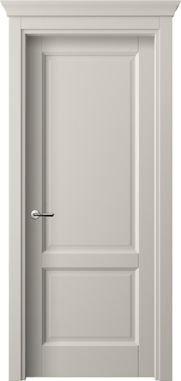 Дверь межкомнатная 1421 ПЭСС. Цвет ПЭТ светло-серый. Материал ПЭТ. Коллекция Галант. Картинка.