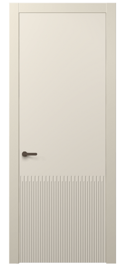 Дверь межкомнатная АКП 8626 МБСР. Цвет Матовый бежево-серый. Материал Гладкая эмаль. Коллекция Дюна. Картинка.
