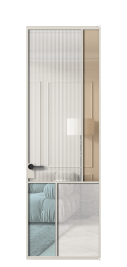 Межкомнатная дверь АЛПЛ041.21 АОС 4 стекла. Цвет Алюминий облачно-серый. Материал Алюминий в эмали. Коллекция Мозаик. Фото. Дверь межкомнатная АЛПЛ041.21 АОС 4 стекла. Цвет Алюминий облачно-серый. Материал Алюминий в эмали. Коллекция Мозаик. Картинка.