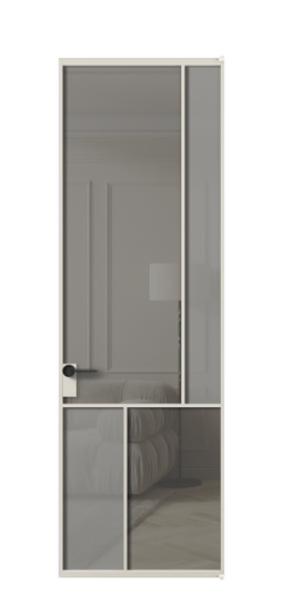 Межкомнатная дверь АЛПЛ041.21 АОС Серый сатин матовое + Серый прозрачное. Цвет Алюминий облачно-серый. Материал Алюминий в эмали. Коллекция Мозаик. Фото. Дверь межкомнатная АЛПЛ041.21 АОС Серый сатин матовое + Серый прозрачное. Цвет Алюминий облачно-серый. Материал Алюминий в эмали. Коллекция Мозаик. Картинка.
