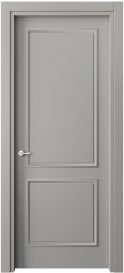 Межкомнатная дверь 8121 МНСР. Цвет Матовый нейтральный серый. Материал Гладкая эмаль. Коллекция Париж. Фото. Дверь межкомнатная 8121 МНСР. Цвет Матовый нейтральный серый. Материал Гладкая эмаль. Коллекция Париж. Картинка.