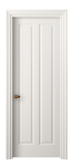 Дверь межкомнатная 8511 МПБЛ. Цвет Матовый пудровый белый. Материал Гладкая эмаль. Коллекция Эссе. Картинка.