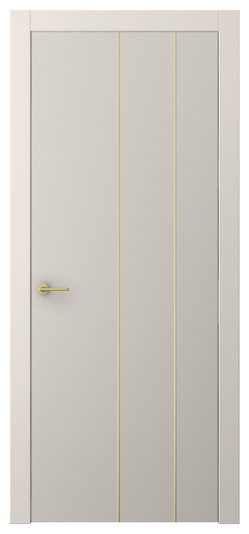 Дверь межкомнатная АКП 4205 ПЭСС. Цвет ПЭТ светло-серый. Материал ПЭТ. Коллекция Фридом. Картинка.