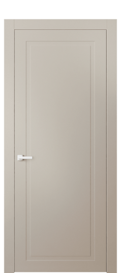 Дверь межкомнатная 8001 МСБЖ. Цвет Матовый светло-бежевый. Материал Гладкая эмаль. Коллекция Нео Классик. Картинка.