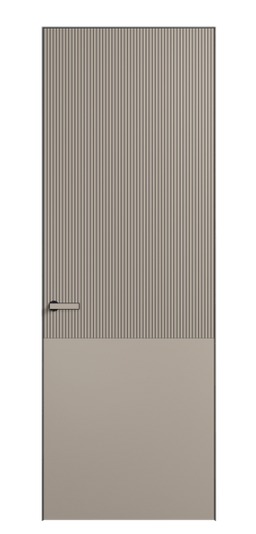 Дверь межкомнатная 8205 МБСК. Цвет Матовый бисквитный. Материал Гладкая эмаль. Коллекция Вельвет. Картинка.