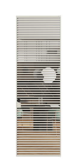 Межкомнатная дверь АЛПЛ040.06 Crystalvision АОС. Цвет Алюминий облачно-серый. Материал Алюминий в эмали. Коллекция Формато. Фото. Дверь межкомнатная АЛПЛ040.06 Crystalvision АОС. Цвет Алюминий облачно-серый. Материал Алюминий в эмали. Коллекция Формато. Картинка.