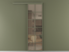 Перегородка Формато вдоль стены 1 створка