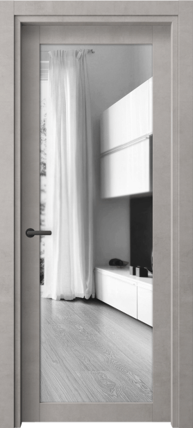 Дверь межкомнатная 2102 neo ЛСЕ ДВ ЗЕР. Цвет Леон серебро. Материал Технофойл Ламинатин. Коллекция Нео. Картинка.