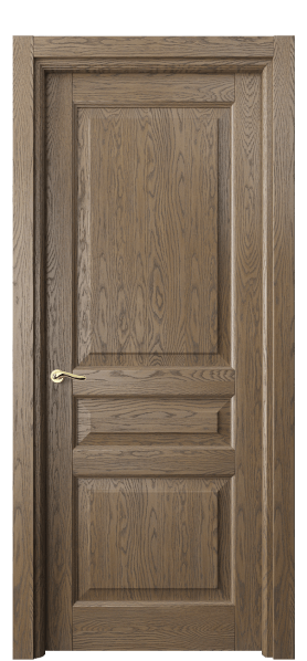 Дверь межкомнатная 0711 ДММ.Б. Цвет Дуб мраморный брашированный. Материал Массив дуба брашированный. Коллекция Лигнум. Картинка.