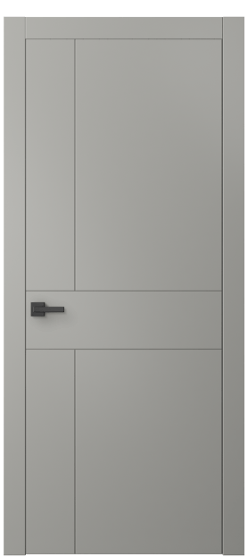 Дверь межкомнатная АКП 8056 МНСР Матовый нейтральный серый. Цвет Матовый нейтральный серый. Материал Гладкая эмаль. Коллекция Линия. Картинка.