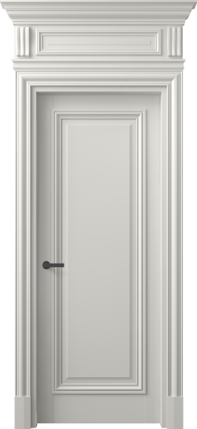 Дверь межкомнатная 7301 МСР . Цвет Матовый серый. Материал Гладкая эмаль. Коллекция Антик. Картинка.