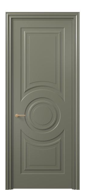 Дверь межкомнатная 8461 МОТ. Цвет Матовый оливковый тёмный. Материал Гладкая эмаль. Коллекция Маскот. Картинка.