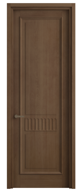 Дверь межкомнатная 6707 БТМ. Цвет Бук тёмный матовый. Материал Массив бука матовый. Коллекция Шарм. Картинка.