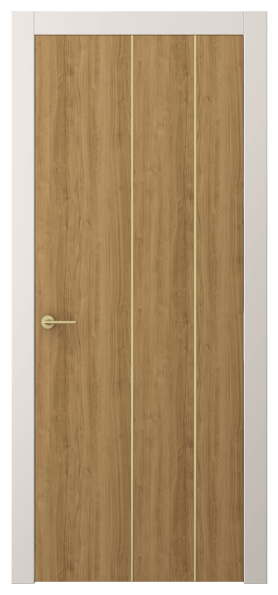 Дверь межкомнатная АКП 4205 ГОР Грецкий орех. Цвет Грецкий орех. Материал Ламинатин. Коллекция Фридом. Картинка.