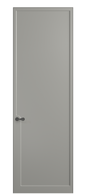 Дверь межкомнатная 7502 МНСР. Цвет Матовый нейтральный серый. Материал Гладкая эмаль. Коллекция Софтформ. Картинка.