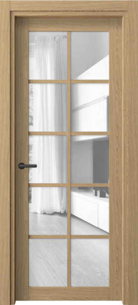 Дверь межкомнатная 2106 ЖМД ПРОЗ. Цвет Жемчужный дуб. Материал Ламинатин. Коллекция Нео. Картинка.